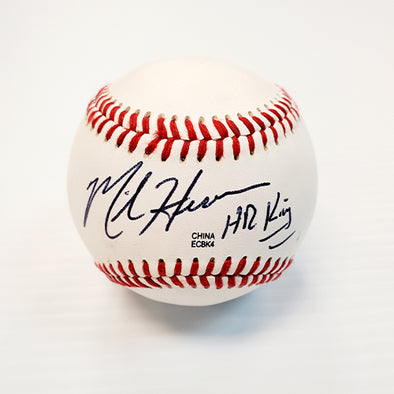 Mike Hessman Autographed Baseball